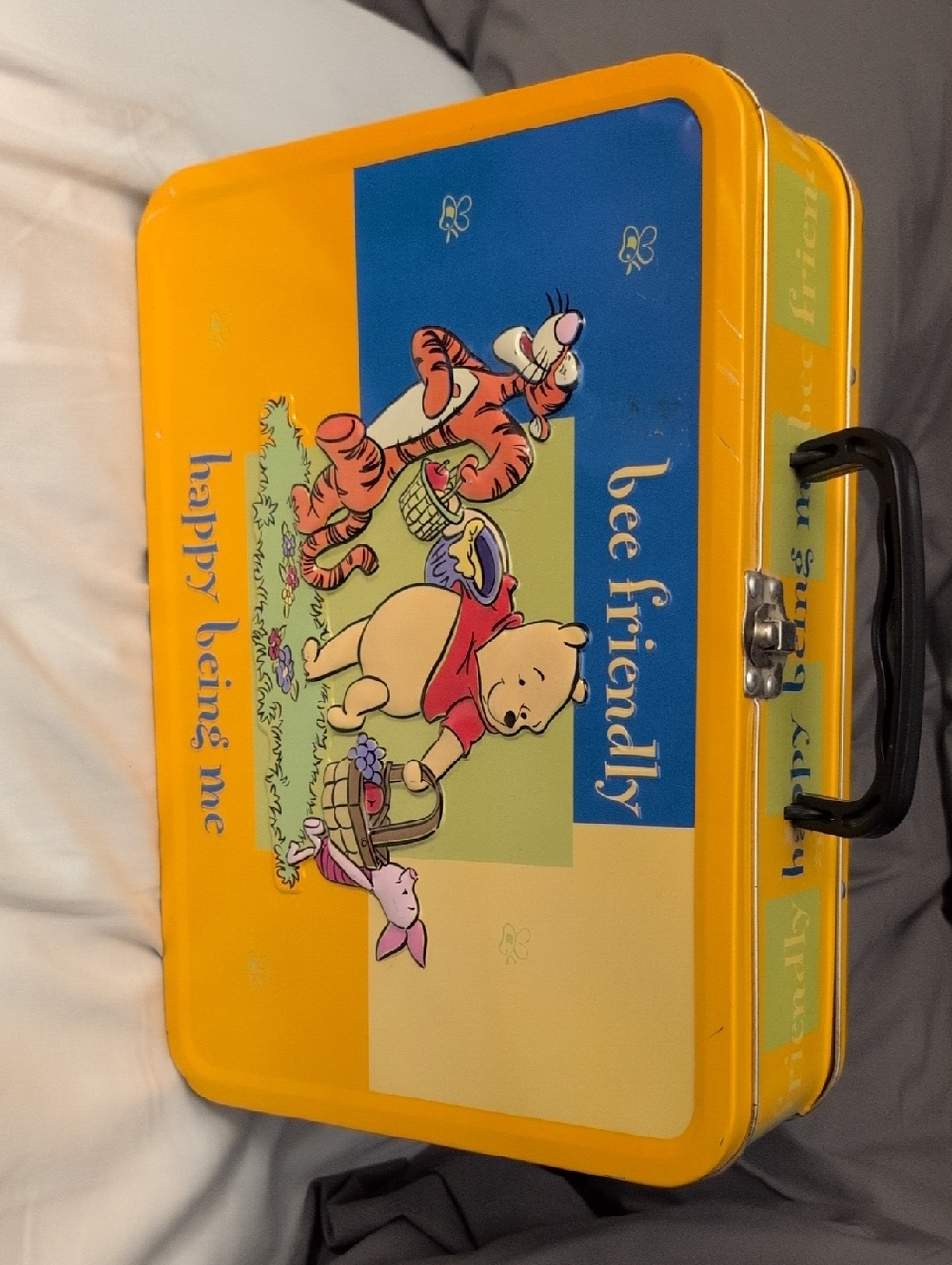 Bee Friendly Yellow Tin Carry Case - Kids Toys